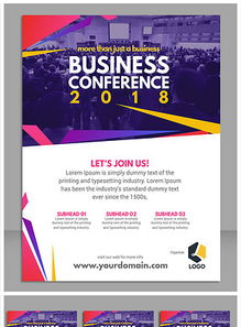 企業商務公司形象宣傳三折頁設計模版 高清PSD模板及素材下載大全